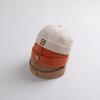 Retro cor sólida bebê docker boné primavera verão algodão macio gorro sem aba para menina menino crianças senhorio bonés bonnet