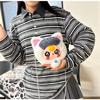 Plush Crossbody Cartoon Doll Bag with Chain - Trendy Blind Box Design