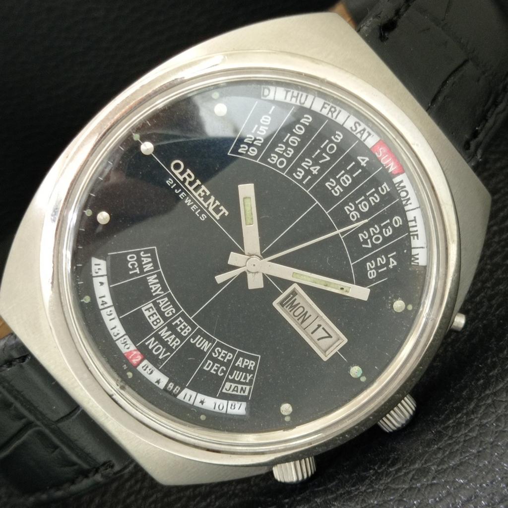 

ЯПОНИЯ ВИНТАЖНЫЕ ORIENT 46941 100 ЛЕТ АВТОМАТИЧЕСКИЕ МУЖСКИЕ ЧАСЫ a706316-1