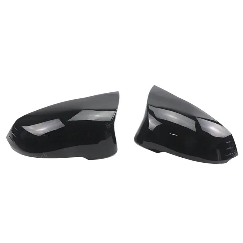 Glansigt svart backspegelkåpa vingspegelkåpa passar till BMW X1 IX1 U11 U12, X2 IX2 U10 tillbehör