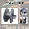 Patio Umbrella Rope Wheel Replacement, Heavy Duty Replace Metal Attachment Parts for Picnic Balcony