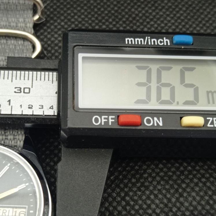 REFURBISHED VINTAGE SEIKO 5 AUTO 7019A JAPAN MENS D/D BLACK WATCH 593c-a314849-2