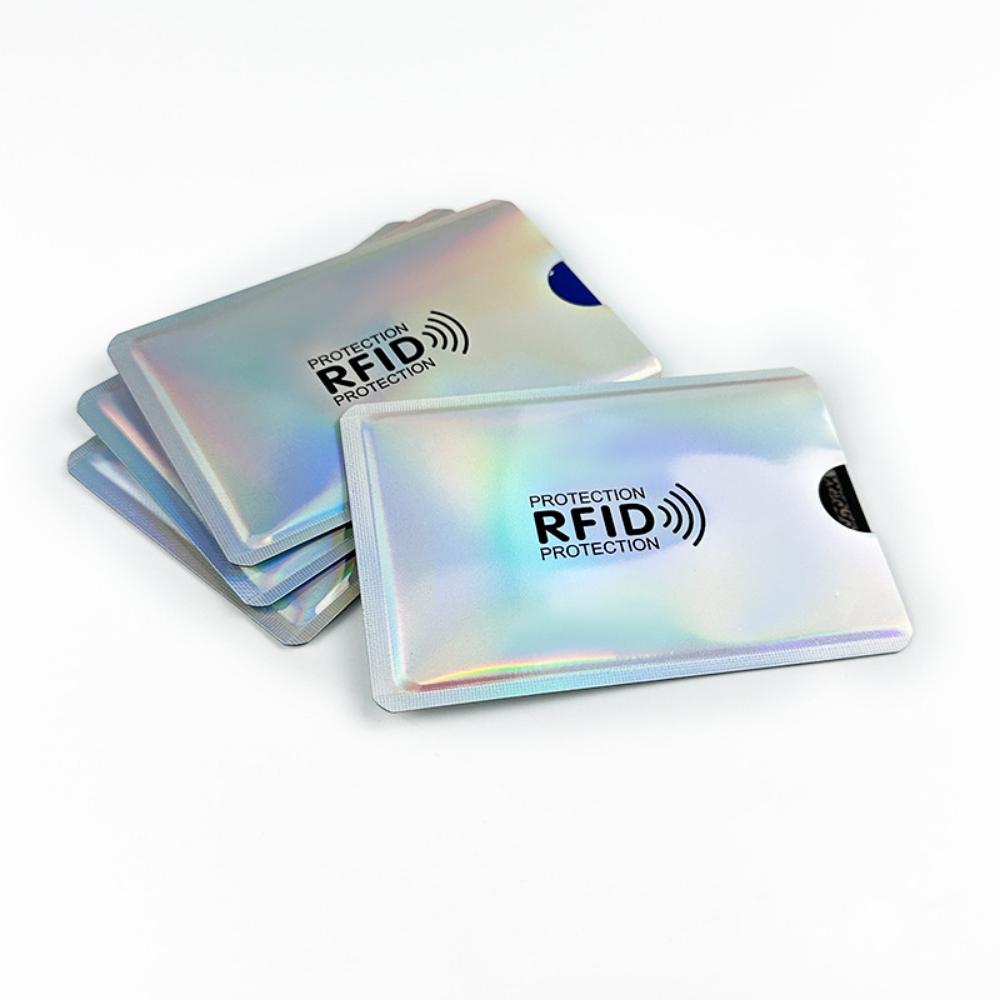 10Pcs Ultrathin Anti Rfid Wallet Blocking Reader Lock Bank Card Holder Anti Theft Credit Card Case Protection New Rfid Card