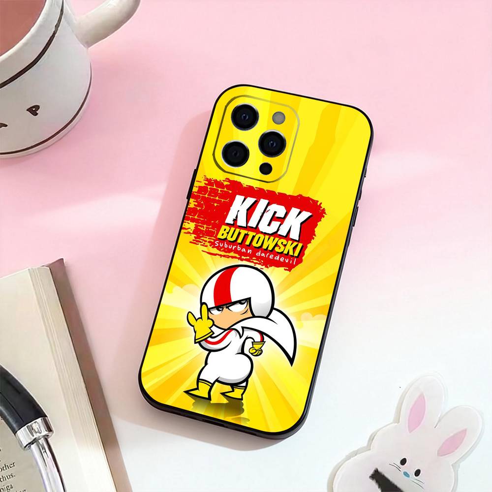 

Kick Cartoon Buttowski Phone Case For iPhone 17,16,15,14,13,12,11 Plus,Pro,Max,XS Silicone Soft Cover iPhone15