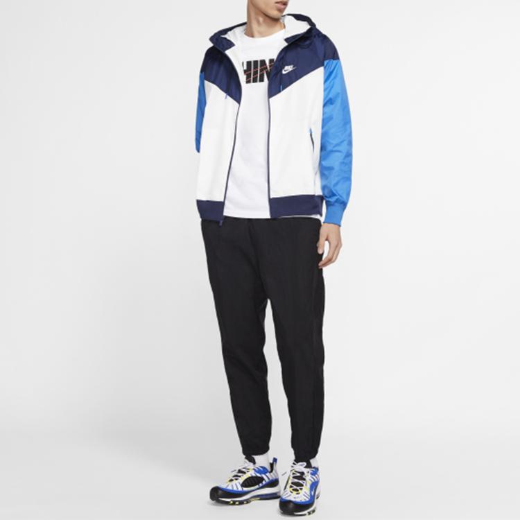 Nike Casual Woven Joggers With Cuffed Hem Men Bottoms Black CJ4565-011