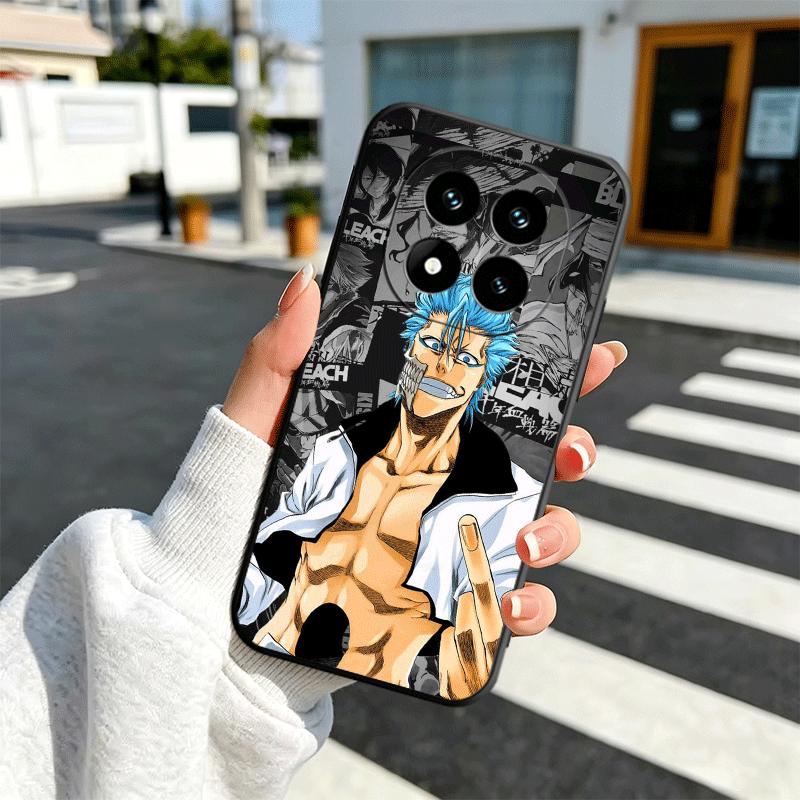 Bleach Grimmjow 6 Soft Phone Case for Xiaomi Redmi Note 12 13 14 15 Pro Plus 11 12S 11S 11T 10 4G Black Cover Back Shell