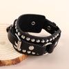 Belt Fashion Design PU Leather Bracelet Rivet Chains Bracelets Women Wristband Korean Hand Rope