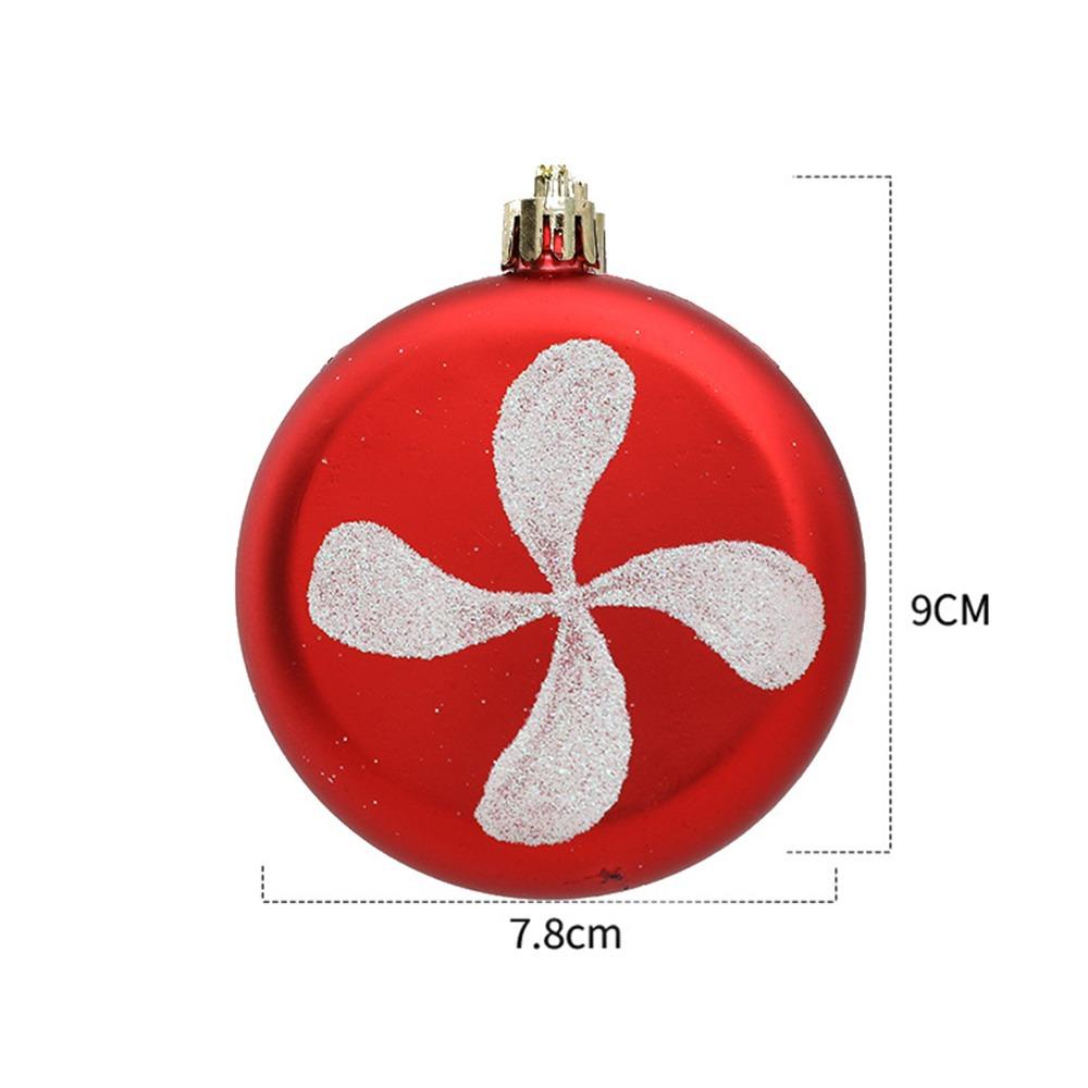 

Рождество Простой Удобный Бытовой Расписной Шар Конфета Мода Портативные Украшения Гальваническое Покрытие Практичный Универсальный Красивый