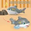 Non-Toxic Electric Shark Model Car Blowing Ball Robot Swing Tail Led Lights Music Interactive Entertainment Toys For Kids Baby Children