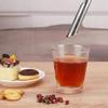Stainless Steel Pipe Hanging Tea Maker Tea Separating Funnel High-quality Black Teas Filter Kitchen Teas Set Gadget Wholesale