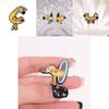 Unique Alloy Cartoon Character Brooch Perfect For Personalized Winter Outfits
