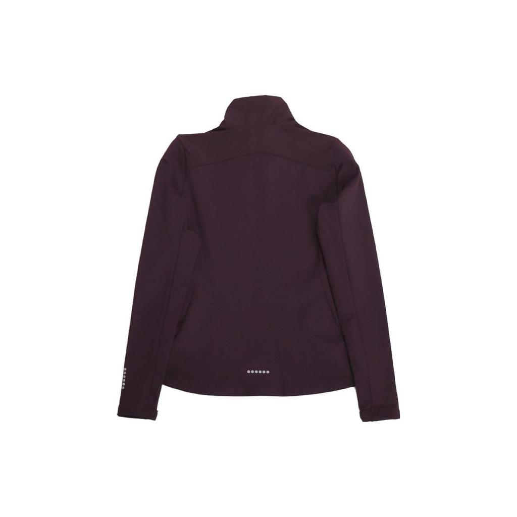 Nike Logo Print Thick Sports Running Jacket Women Jackets Burgundy AQ4739-670