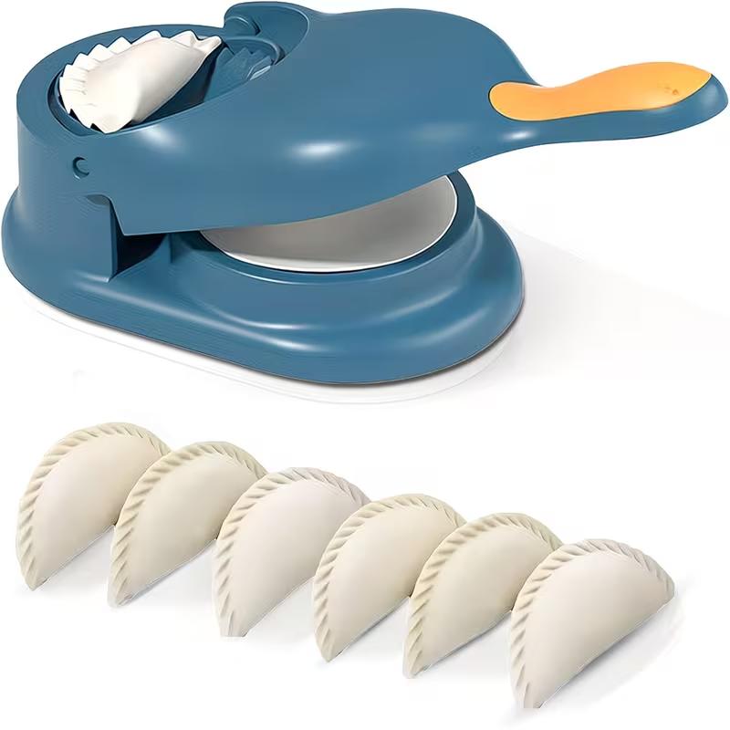 Manual Dumpling Maker Plastic Press Mold Kitchen Tool for Homemade Dumplings Gyoza Empanadas Pastry Wrapper Maker Holiday Cooking Gadget