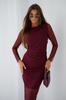 Sukienka tiulowa LUSH Bordo S/M