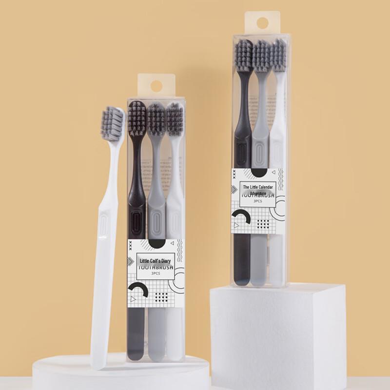 Little Niu Adventure Adult Soft Bristle Toothbrush Family Set
