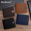Schoolbag Fashion Trend Men's Short Wallet Large Capacity Multi-Card Position Hinge Broken Silver Bag Bank Card Storage 30% Off Wallet