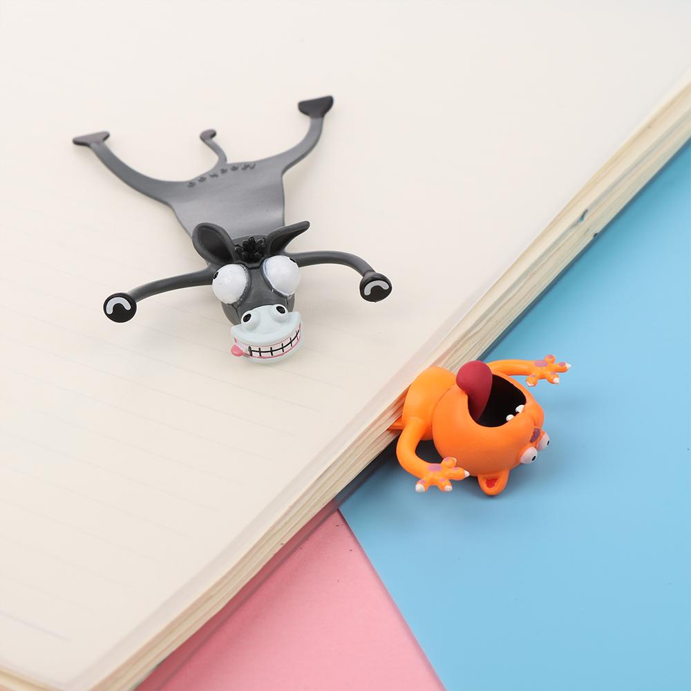 Cat Creative Funny Stationery Bookmarks Cartoon Animal Style Book Markers School Supplies