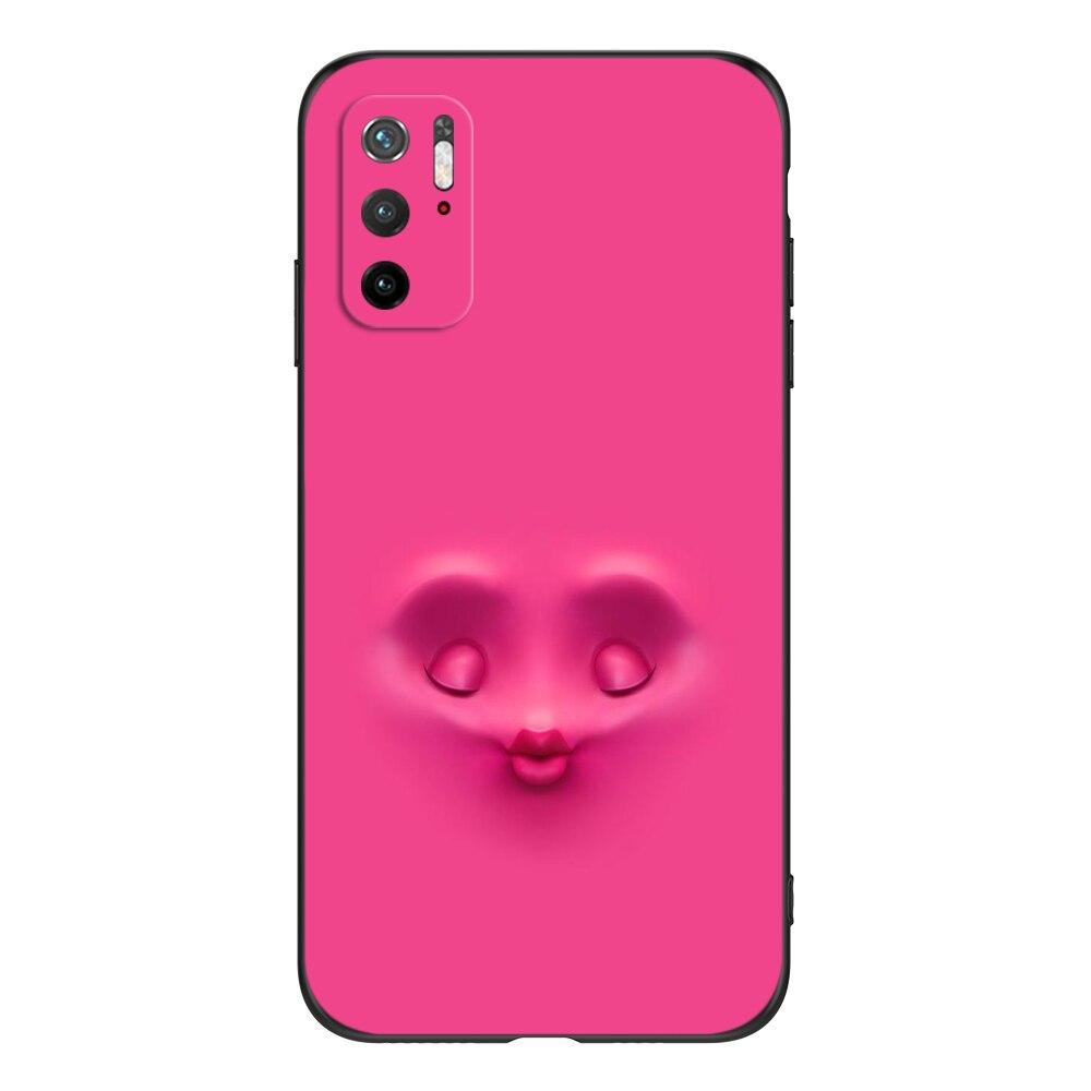 For Poco M3 Pro 5G Case 6.5" Xiaomi Redmi Note 10 5G Phone Back Cover Bumper POCOPHONE Black Tpu Case Cute Funy