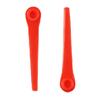100 Stück Kunststoff-Trimmerklingen für Gartengras-Trimmer Li-18/23R für Garten-Ersatzteile Rasenmäher-Trimmerklingen