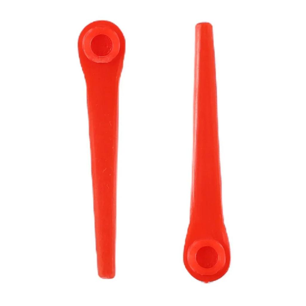 100 Stück Kunststoff-Trimmerklingen für Gartengras-Trimmer Li-18/23R für Garten-Ersatzteile Rasenmäher-Trimmerklingen