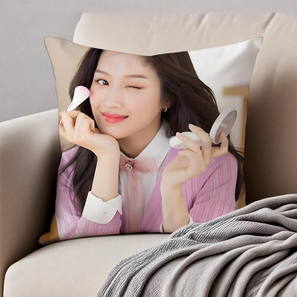

Korean actor true beauty LLim JuKyung Cushion Cover Pillowcase Antidustmite Invisible Zipper Short Plush Sofa Cushion 30X30cm