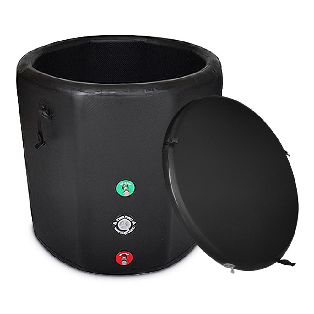 

Наружная надувная ледяная ванна, холодная спа-ванна, портативная складная спортивная ледяная ванна, надувная 1.0 x 0.95m чёрный