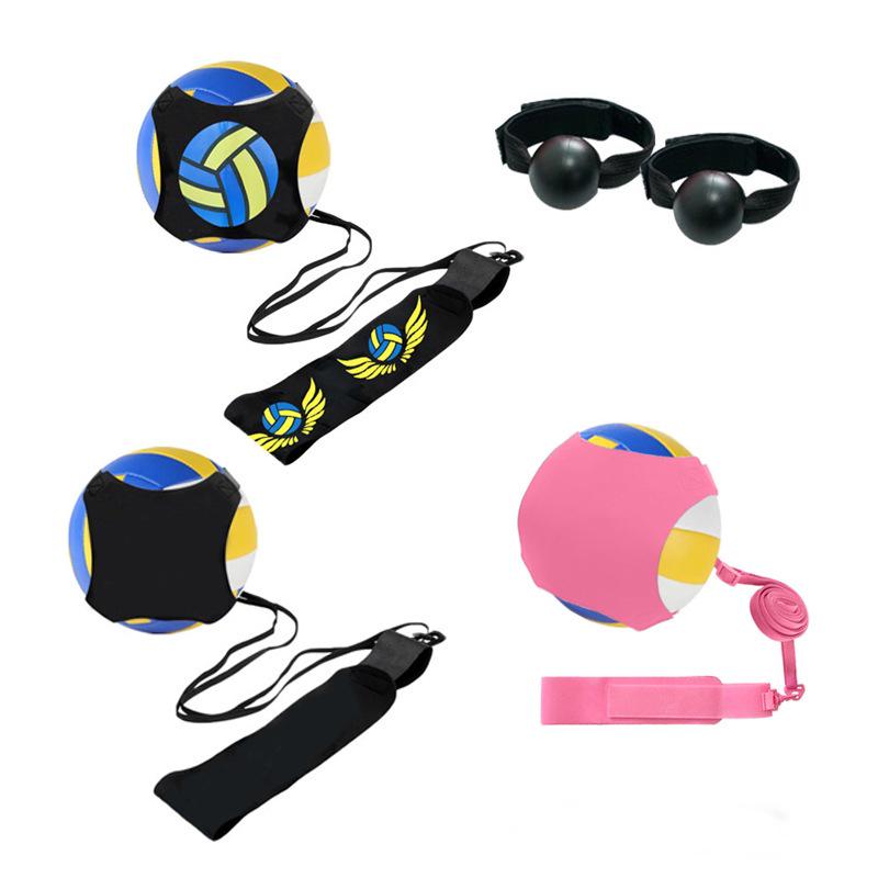 Cross-Border Elastic Volleyball Training Band with Spin Pull Rope and Backpack