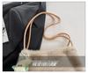 Bolsa Tote Transversal e de Ombro de Pelúcia Fofa Estilo Coreano