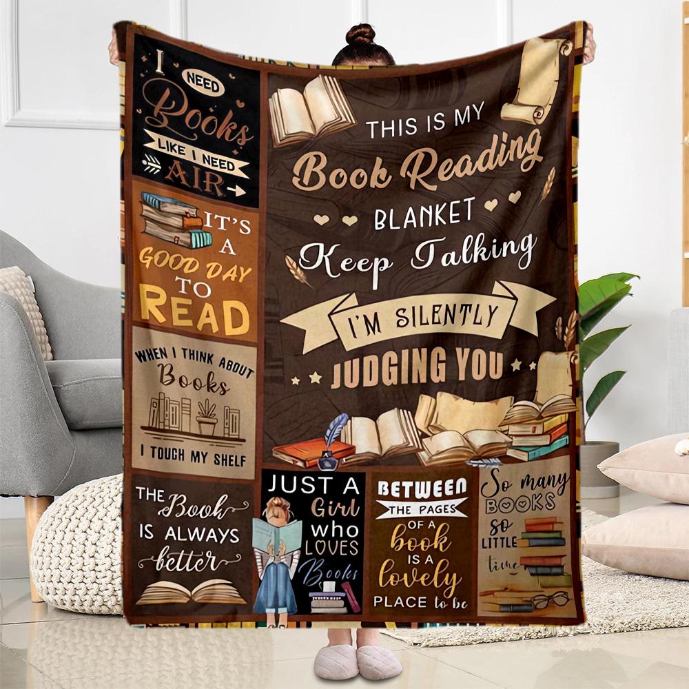 1pc Mom's Love Blanket Soft Cozy Lightweight for Travel Camping Picnics Sofa Office Bed Living Room Perfect Gift for Friends and Family
