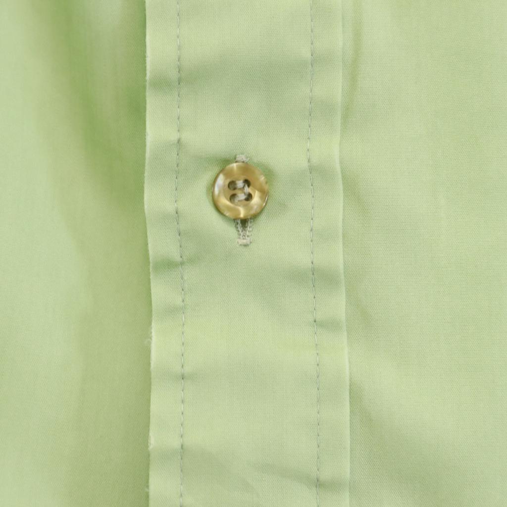 TOWNCRAFT 70s Vintage Short Sleeve Shirt Yellowish Green PENNEYS Men's Used