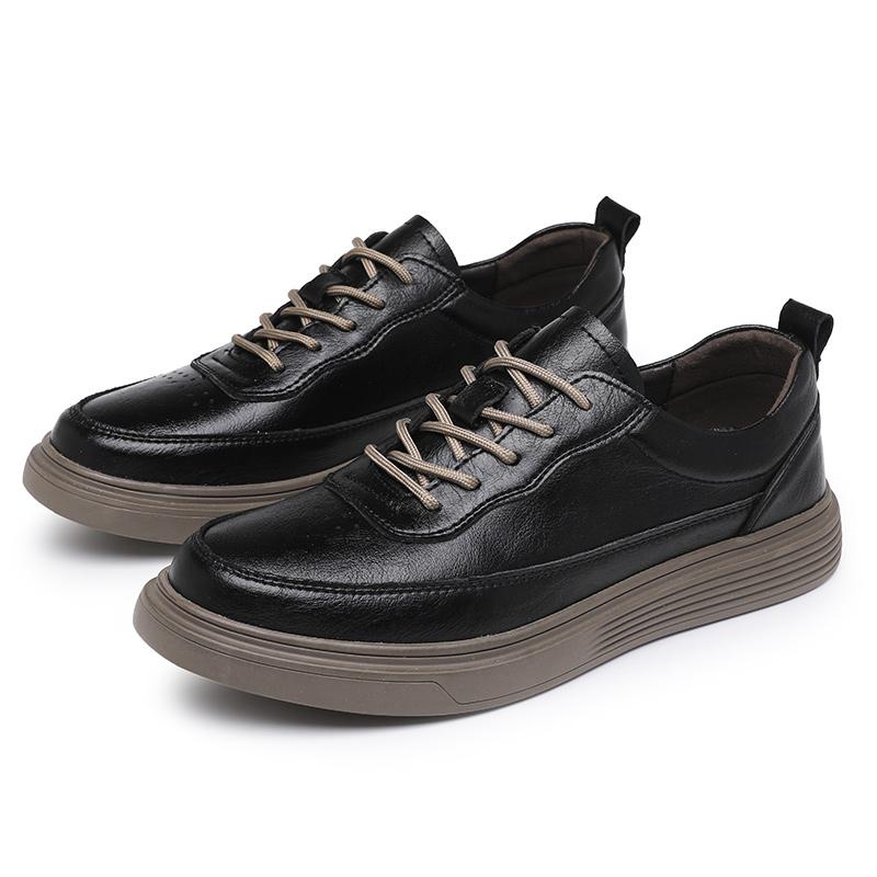 

Модные мужские кроссовки из натуральной кожи для скалолазания, удобные кроссовки, дышащая повседневная обувь для отдыха на открытом воздухе, классическая мужская обувь для ходьбы 45 чёрный