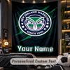 TapestryWigan Warriors Custom Name Text Personalized Wall Hanging Tapestry Home Wall Decor