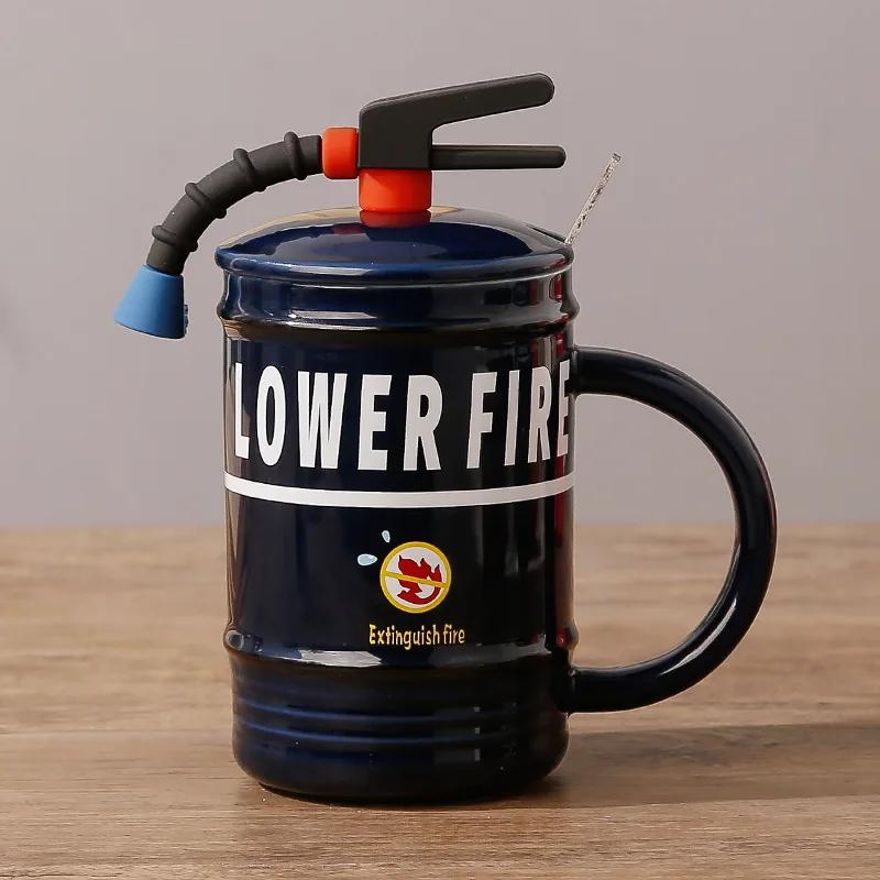 480ml Ceramic Mugs Creative Coffee Cups with Handle Breakfast Latte Cappuccino Tea Cup Oatmeal Breakfast Mug Drinkware Kitchen