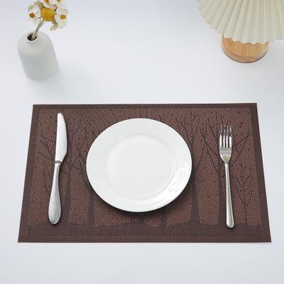 Tischset, exquisites Baummuster, Tischsets, Wärmedämmmatte, wiederverwendbar, ölbeständig, Esszimmergeschirr, Heimbedarf
