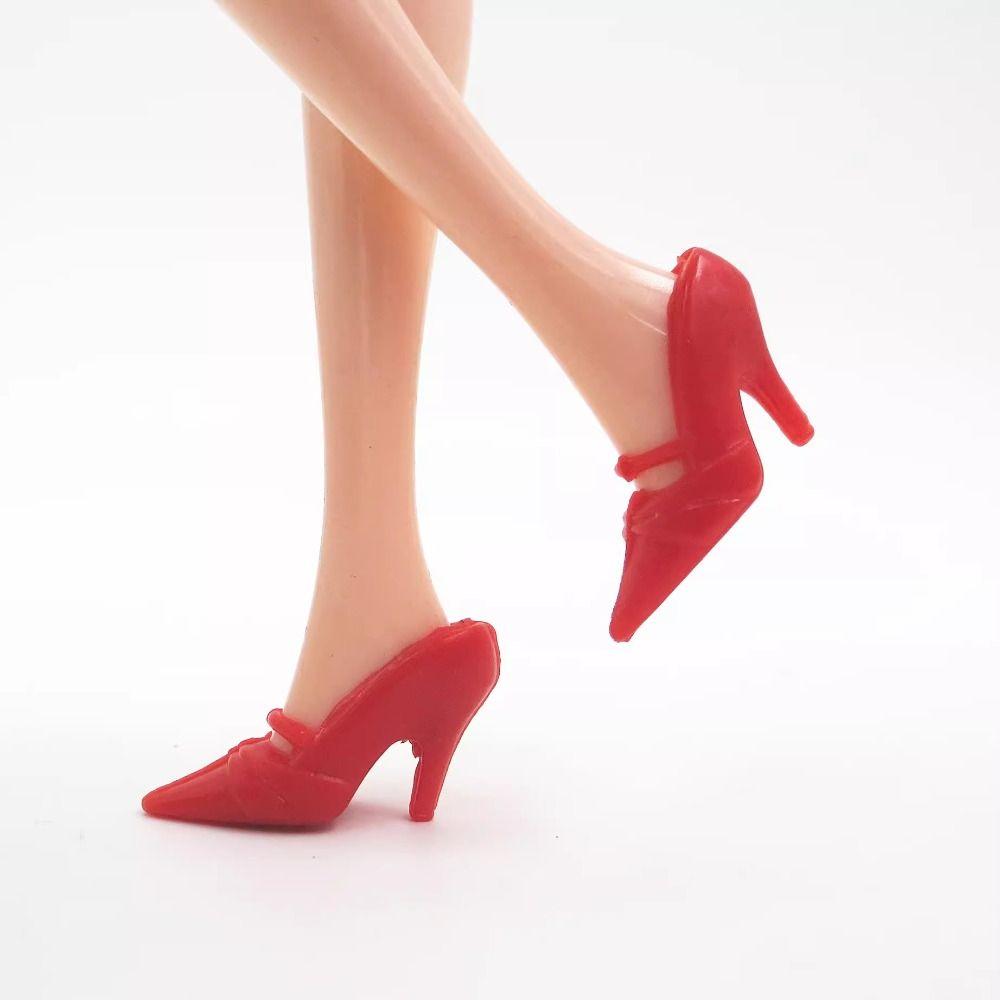 Puppenzubehör 1/6 Puppenschuhe 30cm Figur Puppensandalen Neue High Heels Schuhe Puppenzubehör