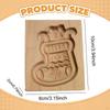 Cookie Cutter Made of , Craft Decorating Tool, DIY Shapes, Carved Embossing Press for