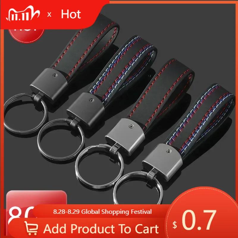 Car Sticker Hot 2025 Metal Leather Car Logo Key Chains Emblem Key Rings For BMW M X1 X2 X3 X5 X4 X6 X7 G30 G20 G32 G11 G12 F40 F
