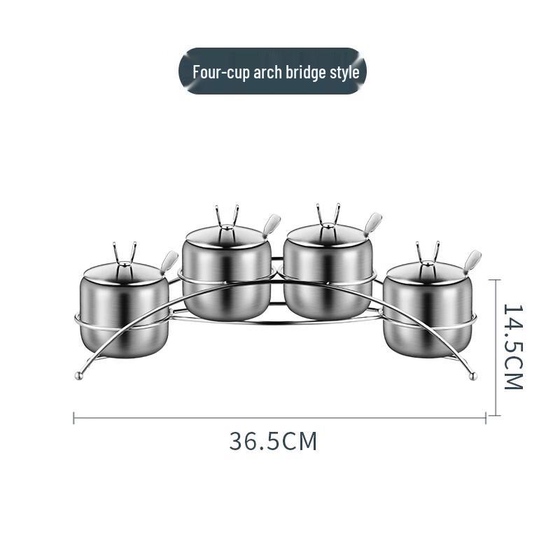 Hanlu 304 Stainless Steel Spice Jar Collection