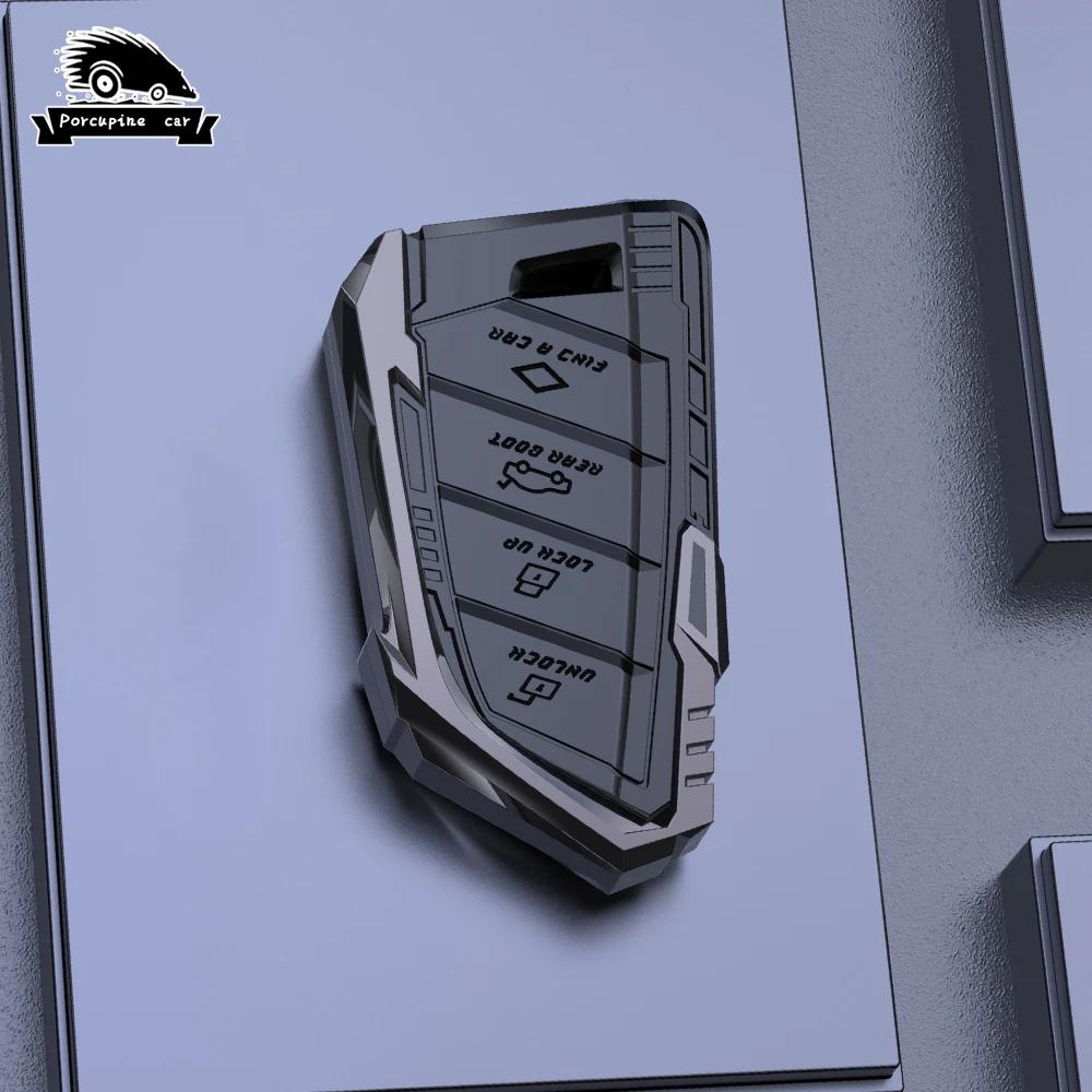 Alloy Car Key Case Cover Bag For Bmw F20 G20 G30 X1 X3 X4 X5 G05 X6 X7 G11 F15 F16 G01 G02 F48 Accessories Holder Shell Keychain