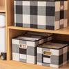 Bedroom Retro Solid Color Storage Box Fabric Printing Animal Pattern Clothing Storage Box Drawer Storage Box