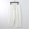 Men's Summer Pants Large Size Slim Thin Section Elastic Waist Casual Pants Loose Linen Small Feet Nine-minute Pants Male