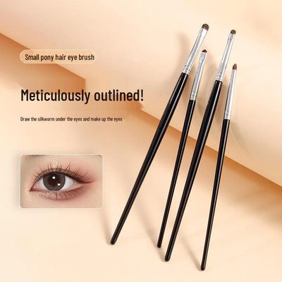 Baishui Set de Pinceaux Détail Yeux et Estompage en Poils de Chèvre - 4 pièces