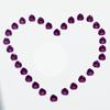 Natural Pink Ruby Loose Gemstone 24 pcs Untreated Heart Cut 7x7 mm for Jewelry Making and Crafts