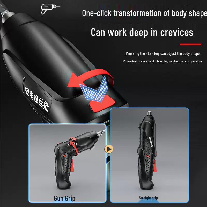 Rechargeable 4.2V Mini Electric Screwdriver & Drill Set