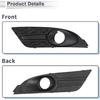 Front Left Fog Light Grill for Ford Focus 2007-2008 Front Lower Bumper Fog Light Cover Inserts No.5M5J15A245BA ABS 1 Pc