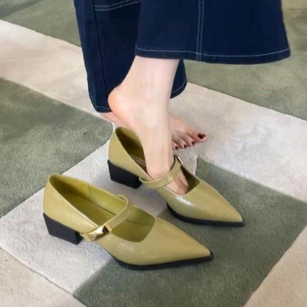

Fashion Fashion High-quality Woman Shoes 2025 Autumn New Women s Pointed Mary Jane Shoes Simple Temperament Women Casual Shoe Zapatos 35