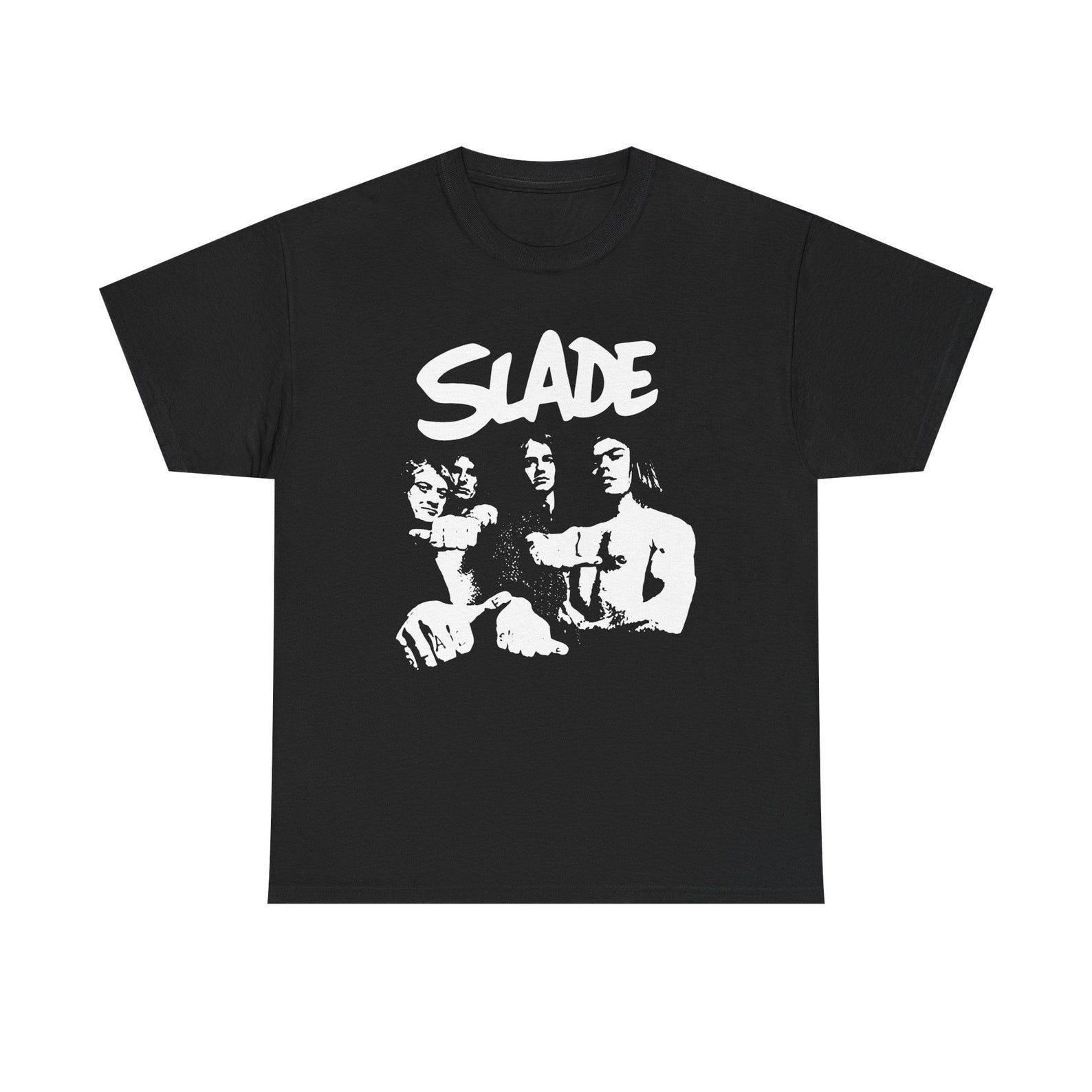 Slade Band Shirt, Glam Rock Legend Tee, 70s Classic Rock T shirt, Vintage Music Graphic Unisex S