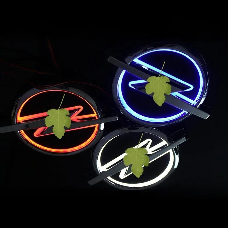5D LED Light Emblem Trunk Sticker Auto Exterior Decoration Rear Logo Badge Light for OPEL Zafira Corsa Astra Vectra Antara Mokka