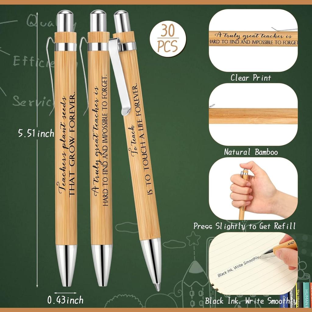 Kosiz 60 Pcs Valentine Teacher Appreciation Gift Bulk Thank You Kraft Notebooks Set Motivational Mini Journal Notebook Inspirational Party Bamboo