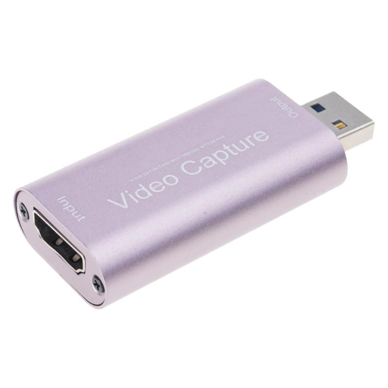 

4K USB 3.0 HDMII-compatible Video Capture Card Phone Game Webcast Course Study Video Recording Board 1080P 60FPS PC 1